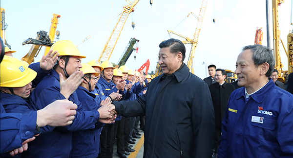 中共中央总书记、国家主席、中央军委主席习近平亲临总集团考察调研