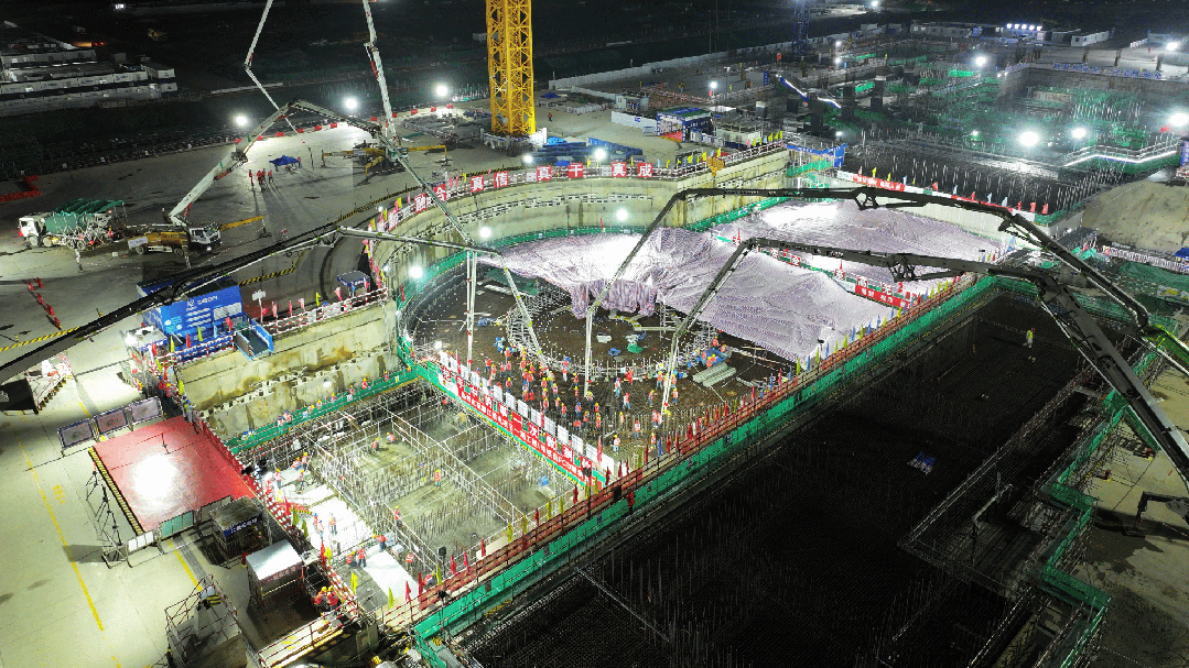 刷新纪录！总泵车高效助建在粤首个沿海核电项目！