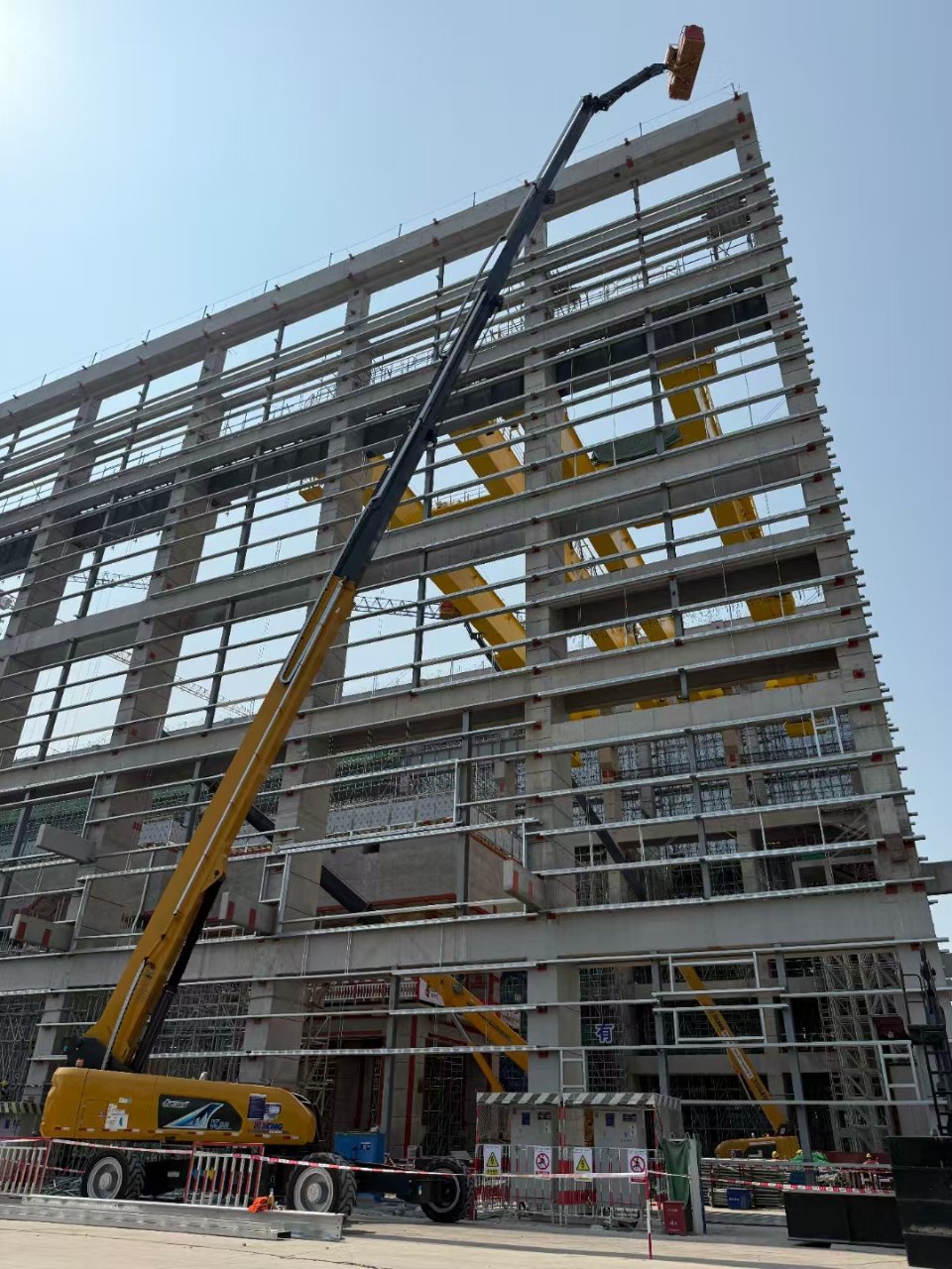 云端探索！总多台高米数高空作业平台助力廉江核电站建设